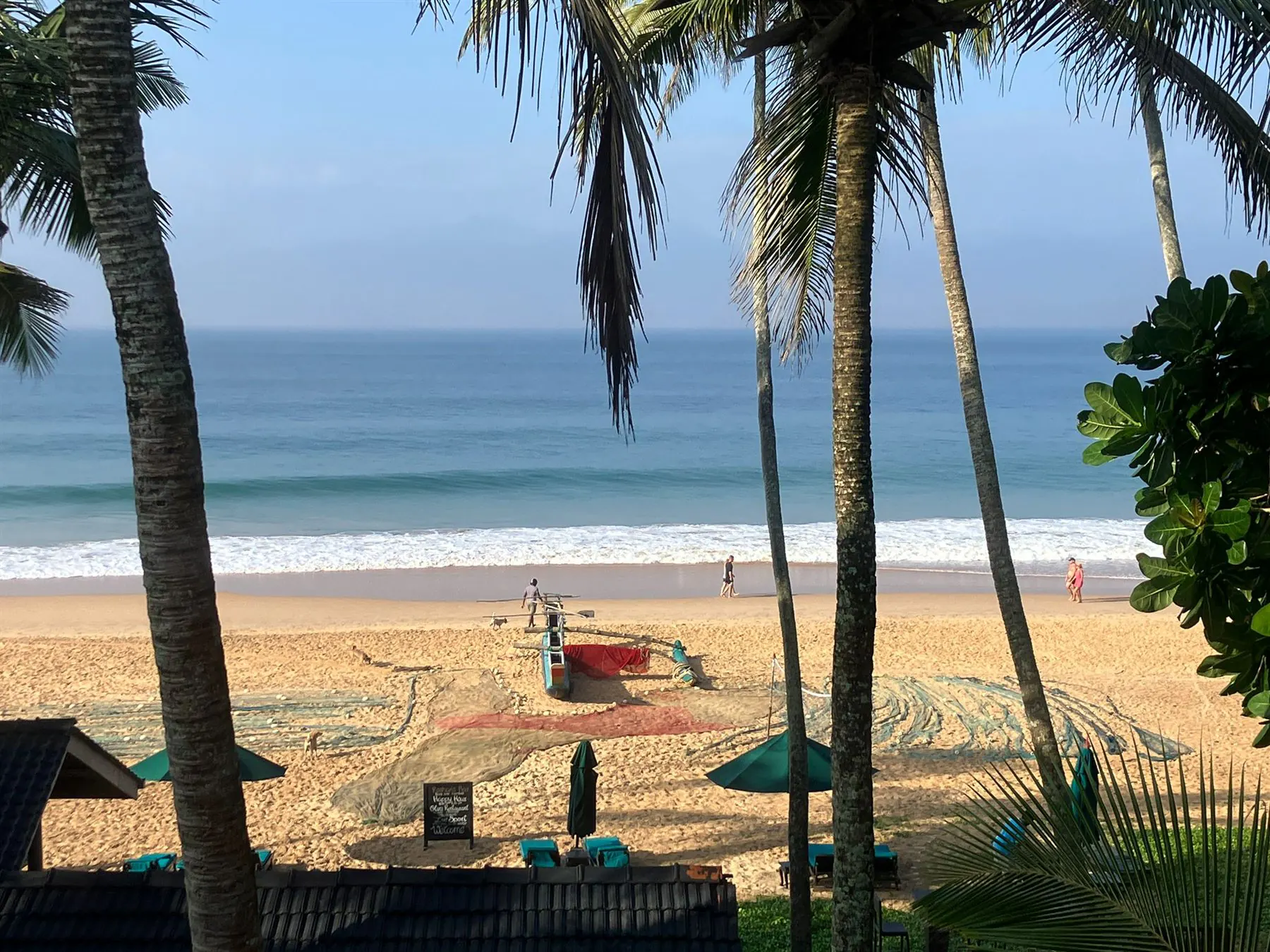 Tropical ocean view in Sri Lanka