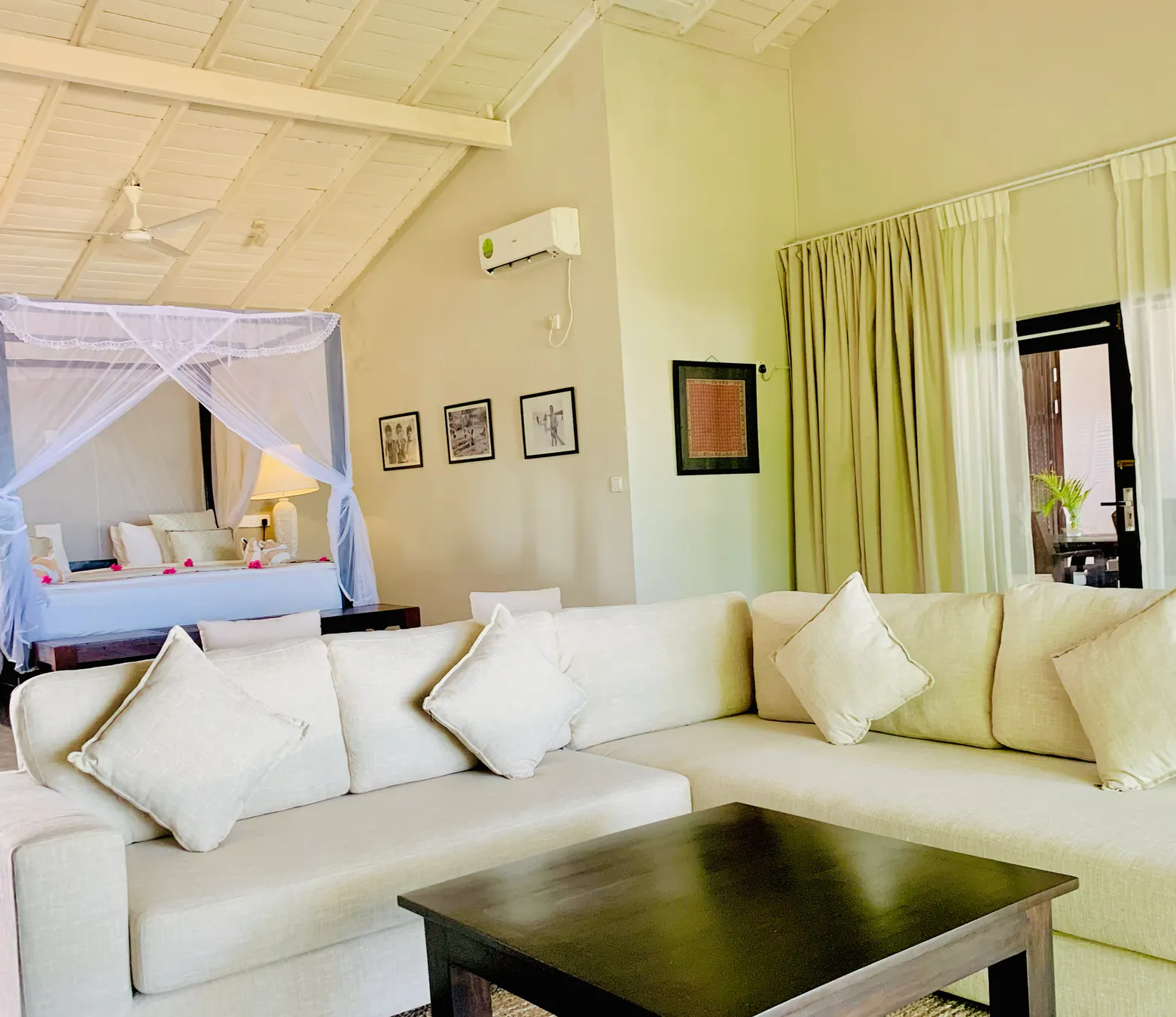 Penthouse Suite Executive bedroom and sitting area